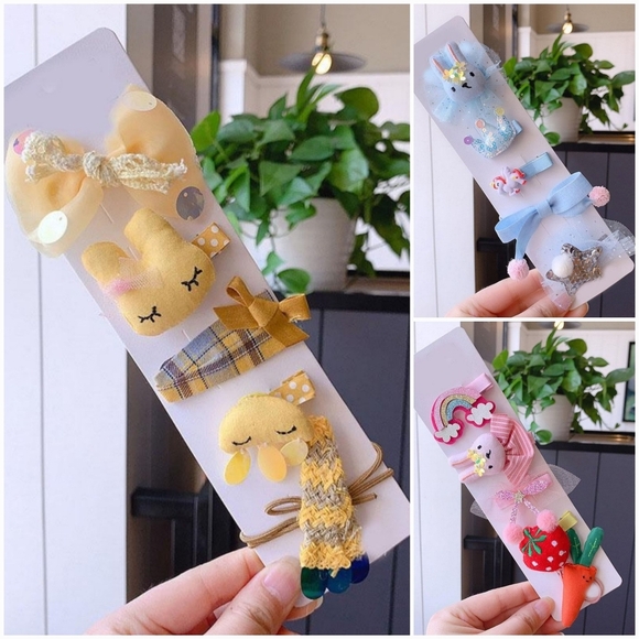 Other - Kids 3 - 5pc Hair Clips